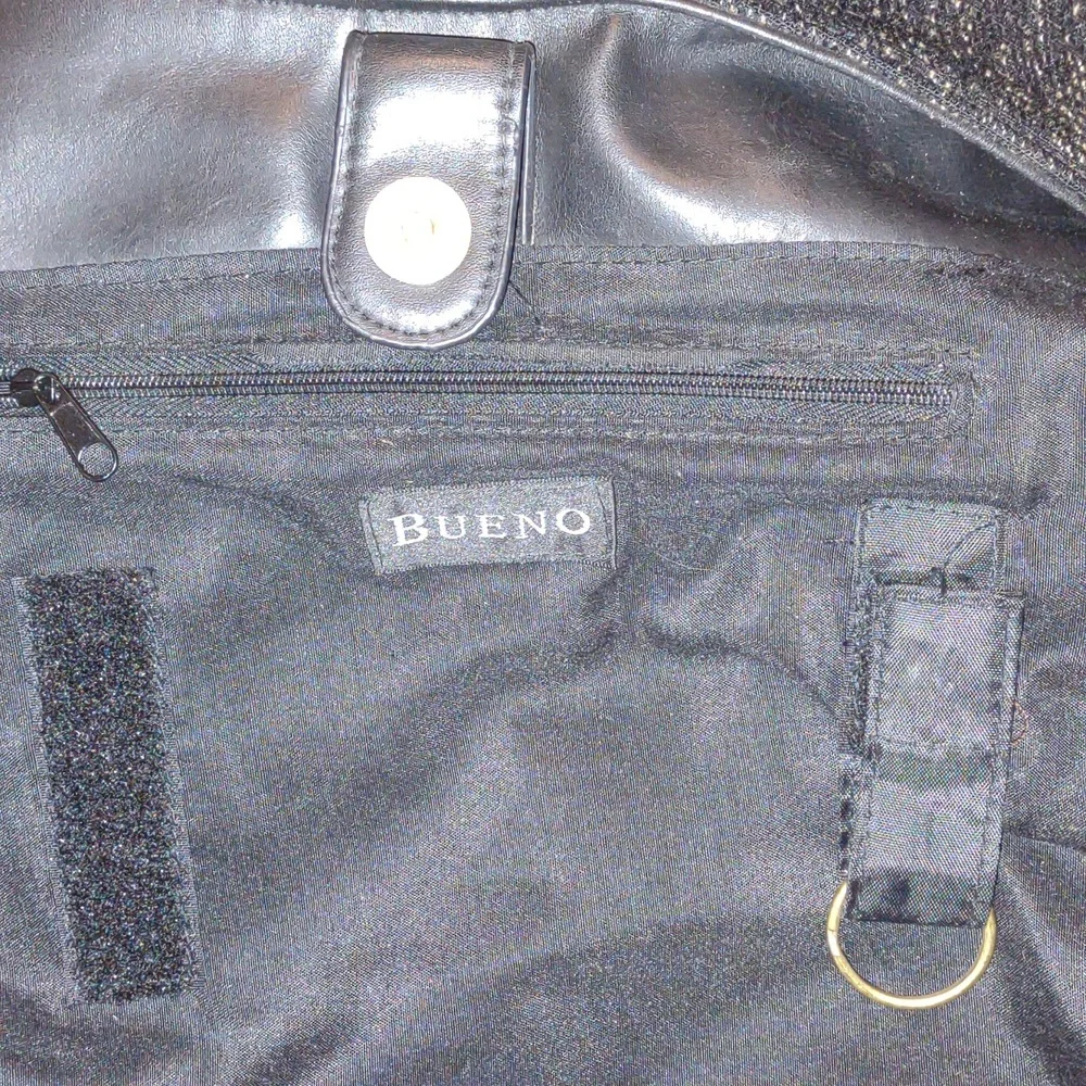 #VINTAGE #BUENO Embroidered Multi-Print Fabric Satchel#